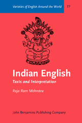 E-book, Indian English, Mehrotra, Raja Ram., John Benjamins Publishing Company