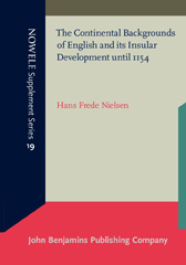 E-book, The Continental Backgrounds of English and its Insular Development until 1154, John Benjamins Publishing Company