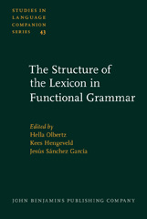 E-book, The Structure of the Lexicon in Functional Grammar, John Benjamins Publishing Company