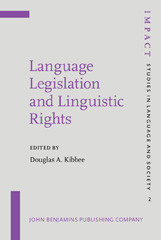 E-book, Language Legislation and Linguistic Rights, John Benjamins Publishing Company