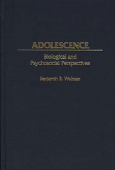E-book, Adolescence, Wolman, Benjamin B., Bloomsbury Publishing
