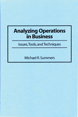 eBook, Analyzing Operations in Business, Bloomsbury Publishing