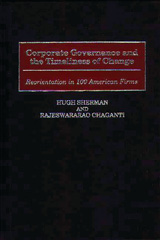 E-book, Corporate Governance and the Timeliness of Change, Chaganti, Rajeswarar S., Bloomsbury Publishing