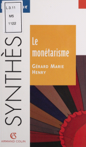 E-book, Le Monétarisme, Armand Colin (réédition numérique FeniXX)
