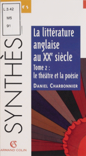E-book, La littérature anglaise au XXe siècle (2) : Le théâtre et la poésie, Armand Colin (réédition numérique FeniXX)