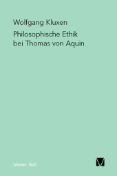 E-book, Philosophische Ethik bei Thomas von Aquin, Felix Meiner Verlag