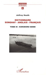 E-book, Dictionnaire Songhay-Anglais-Français : Koroboro Senni, L'Harmattan