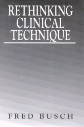 E-book, Rethinking Clinical Technique, Jason Aronson, Inc