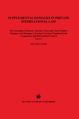 E-book, Supplemental Damages in Private International Law, Wolters Kluwer