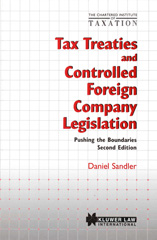 E-book, Tax Treaties and Controlled Foreign Company Legislation, Wolters Kluwer