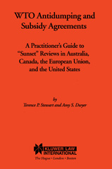 E-book, WTO Antidumping and Subsidy Agreements, Stewart, Terence P., Kluwer Law International