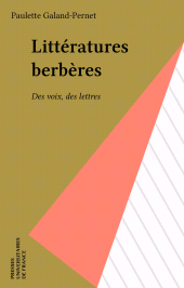 E-book, Littératures berbères : Des voix, des lettres, Presses universitaires de France (réédition numérique FeniXX)