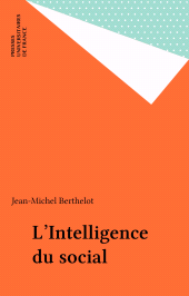 E-book, L'Intelligence du social, Presses universitaires de France (réédition numérique FeniXX)