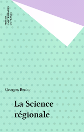 E-book, La Science régionale, Presses universitaires de France (réédition numérique FeniXX)