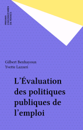 E-book, L'Évaluation des politiques publiques de l'emploi, Presses universitaires de France (réédition numérique FeniXX)