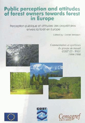 E-book, Perception publique et attitudes des propriétaires envers la forêt en Europe : Commentaires et synthèses du groupe de travail COST E3 - WG1 1994-1998, Irstea
