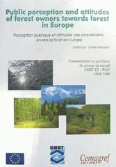 E-book, Perception publique et attitudes des propriétaires envers la forêt en Europe : Commentaires et synthèses du groupe de travail COST E3 - WG1 1994-1998, Éditions Quae