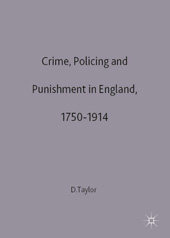 eBook, Crime, Policing and Punishment in England, 1750–1914, Red Globe Press