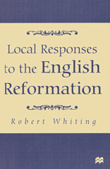 E-book, Local Responses to the English Reformation, Red Globe Press