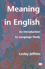 E-book, Meaning in English, Red Globe Press