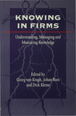 E-book, Knowing in Firms : Understanding, Managing and Measuring Knowledge, Sage
