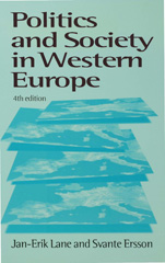 E-book, Politics and Society in Western Europe, Lane, Jan-Erik, Sage