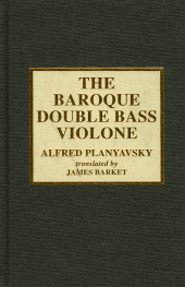 E-book, The Baroque Double Bass Violone, Scarecrow Press