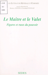 E-book, Le maître et le valet : figures et ruses du pouvoir, Sedes (réédition numérique FeniXX)