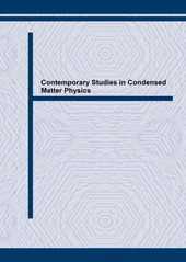 E-book, Contemporary Studies in Condensed Matter Physics, Trans Tech Publications Ltd