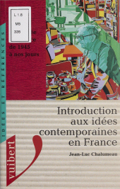 eBook, Introduction aux idées contemporaines en France : La pensée en France de 1945 à nos jours, Vuibert (réédition numérique FeniXX)