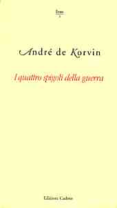 E-book, I quattro spigoli della guerra, De Korvin, André, 1935-, Cadmo
