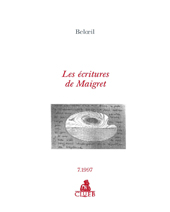 Capítulo, Rues, ruelles, impasses et boulevards: Maigret et l'espace parisien, CLUEB