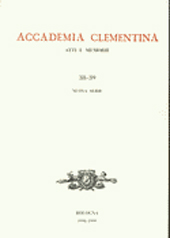 E-book, Accademia clementina : atti e memorie : nuova serie, 38-39, CLUEB
