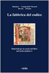 Capitolo, Elementi per la tipologia del manoscritto quattrocentesco dell'Italia centro-settentrionale, Viella