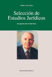 E-book, Selección de estudios jurídicos : en especial sobre el País Vasco, Universidad de Deusto