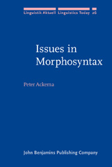 E-book, Issues in Morphosyntax, John Benjamins Publishing Company