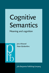 E-book, Cognitive Semantics, John Benjamins Publishing Company