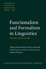 E-book, Functionalism and Formalism in Linguistics, John Benjamins Publishing Company