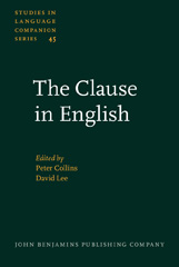 E-book, The Clause in English, John Benjamins Publishing Company