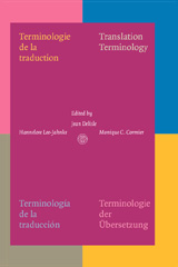 eBook, Terminologie de la Traduction, John Benjamins Publishing Company