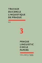 eBook, Prague Linguistic Circle Papers, John Benjamins Publishing Company