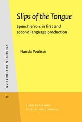 E-book, Slips of the Tongue, Poulisse, Nanda, John Benjamins Publishing Company