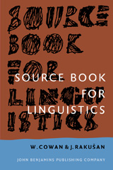 E-book, Source Book for Linguistics, John Benjamins Publishing Company