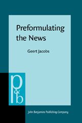 E-book, Preformulating the News, John Benjamins Publishing Company