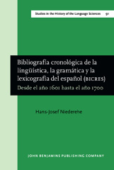 E-book, Bibliografia cronologica de la linguistica, la gramatica y la lexicografia del espanol (BICRES II), John Benjamins Publishing Company