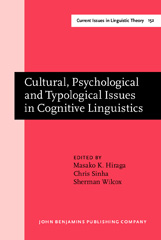 E-book, Cultural, Psychological and Typological Issues in Cognitive Linguistics, John Benjamins Publishing Company