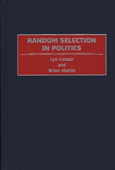 E-book, Random Selection in Politics, Bloomsbury Publishing