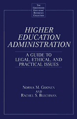 E-book, Higher Education Administration, Blechman, Rachel S., Bloomsbury Publishing