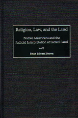 eBook, Religion, Law, and the Land, Brown, Brian E., Bloomsbury Publishing