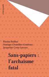 eBook, Sans-papiers : l'archaïsme fatal, La Découverte (réédition numérique FeniXX)
